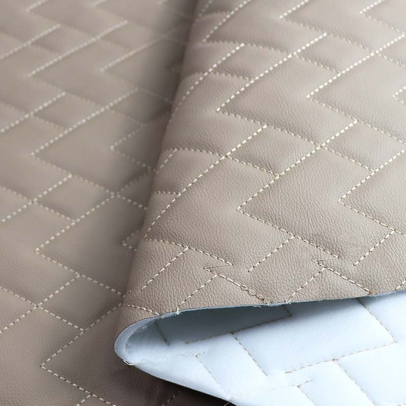 ఫోమింగ్ స్టిచ్ రాపిడి నిరోధక కార్లు PVC ఫాక్స్ లెదర్ మెటీరియల్