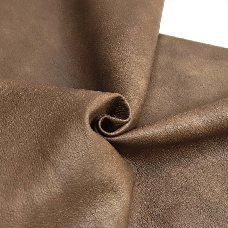 Cracked Imitation PU Leather Costume Materials