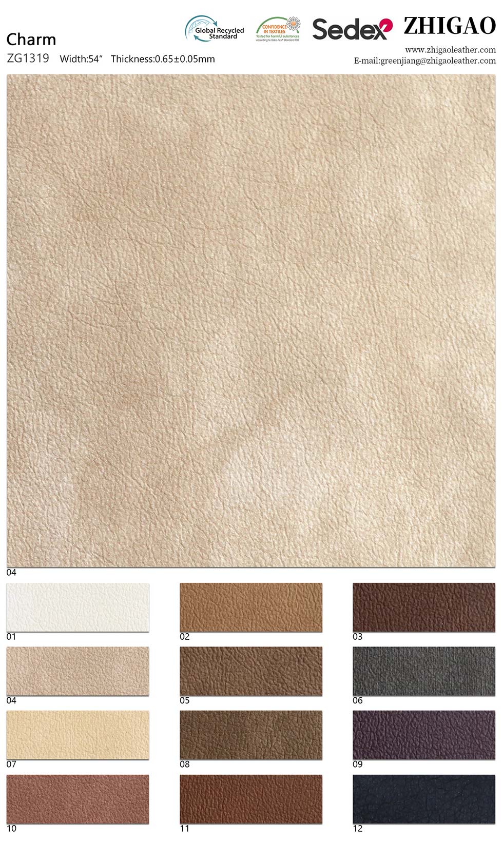 Cracked Imitation PU Leather Costume Materials